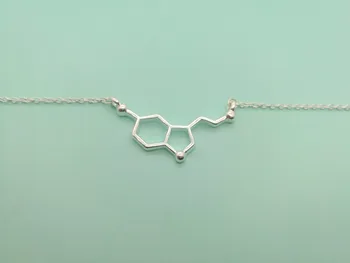 30шт-molekula serotonina narukvice kemijska formula 5-HT narukvica molekule hormona DNK narukvice sestra nakit