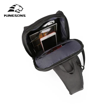 Kingsons 10.1 inčni Tablet PC Bag Chest Bag Men Crossbody Bag Small For Men for Single remen torbe