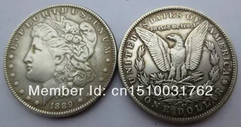 Srebrni Dolar Morgan(1878cc, 1889cc, 1893s, 1894, 1921 d) 5pcs fotokopirni kovanice