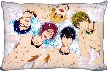 Custom mode Swim Club anime #8 jastučnicu pravokutnik munje klasični 50X75cm jednostrani jastučnicu 927&c21
