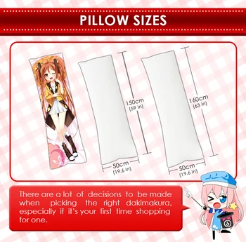 Hobby Express Japanese Dakimakura Plain White Body Pillow Case